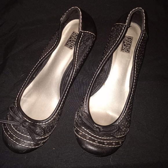 Trend Report Wedge Heels - Black - Picture 1 of 4